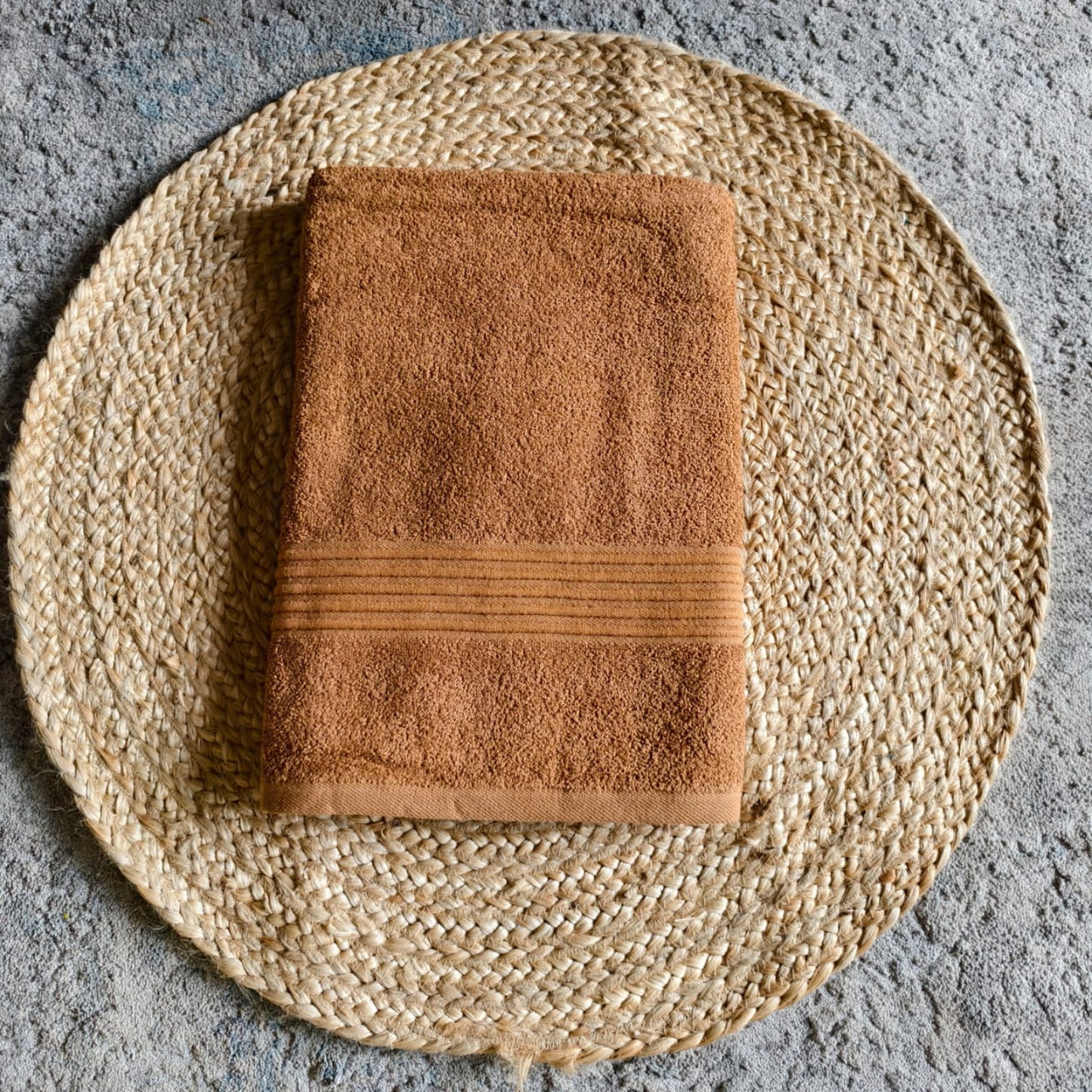 Premium Cotton Bath Towels- Mustard Yellow