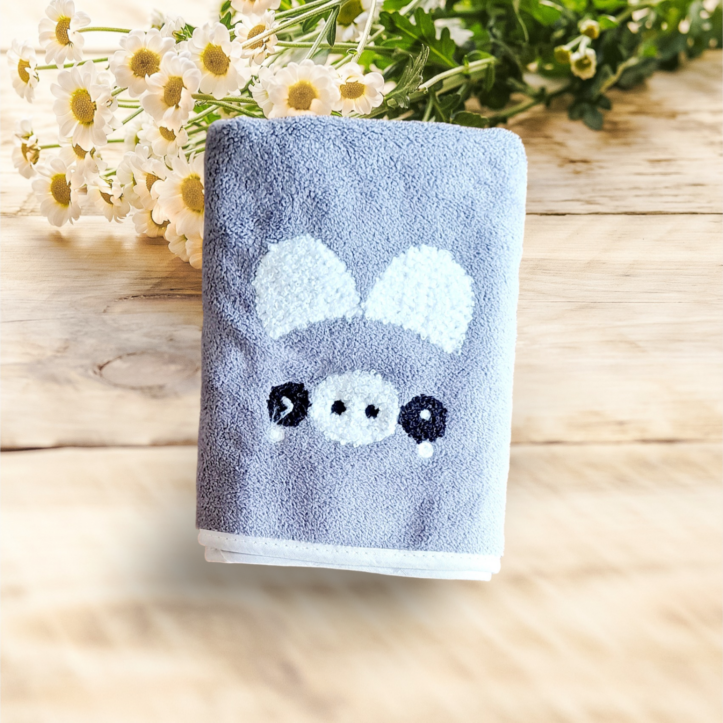 Kids Hand Towel-Grey ( Single)