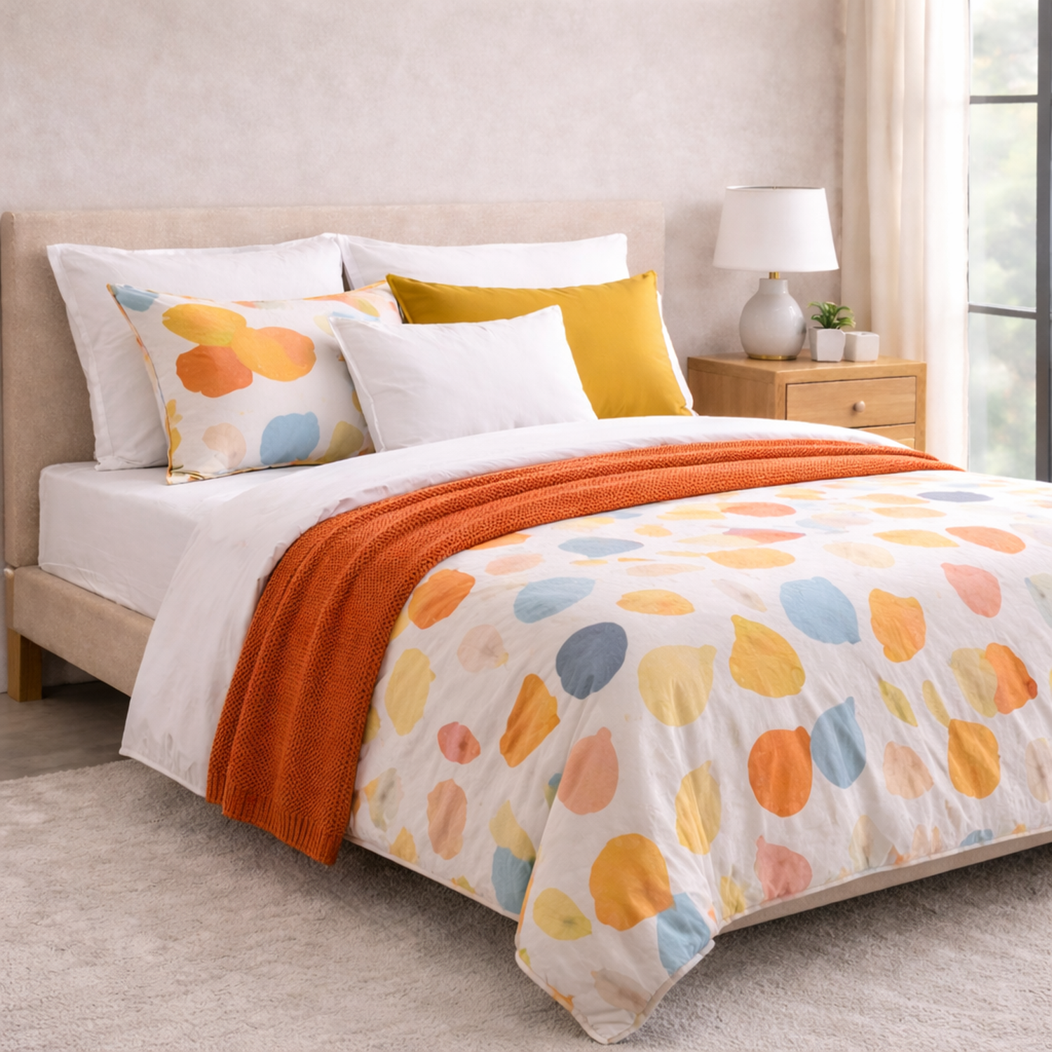 Everyday Ease Glaze Cotton Sheets