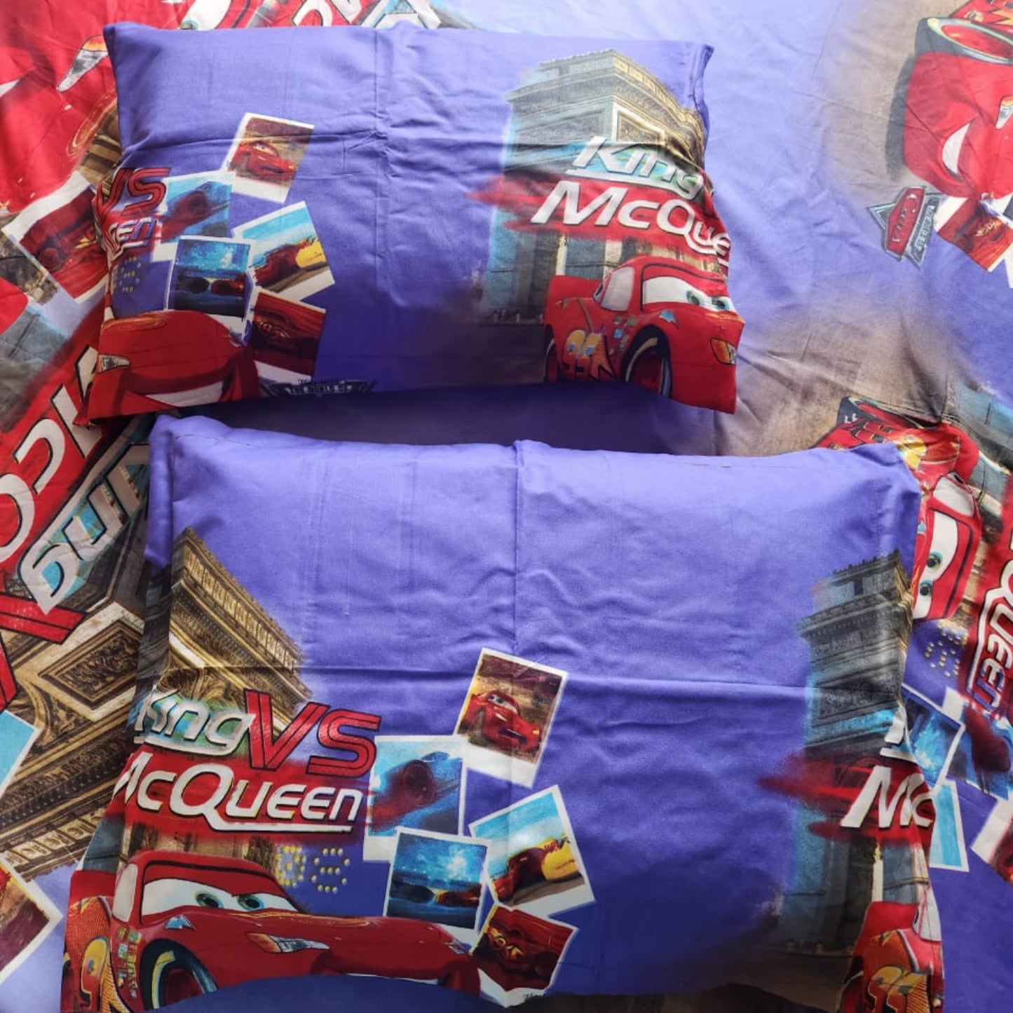 Kids Queen Glaze  Cotton Bedsheet — Mcqueen