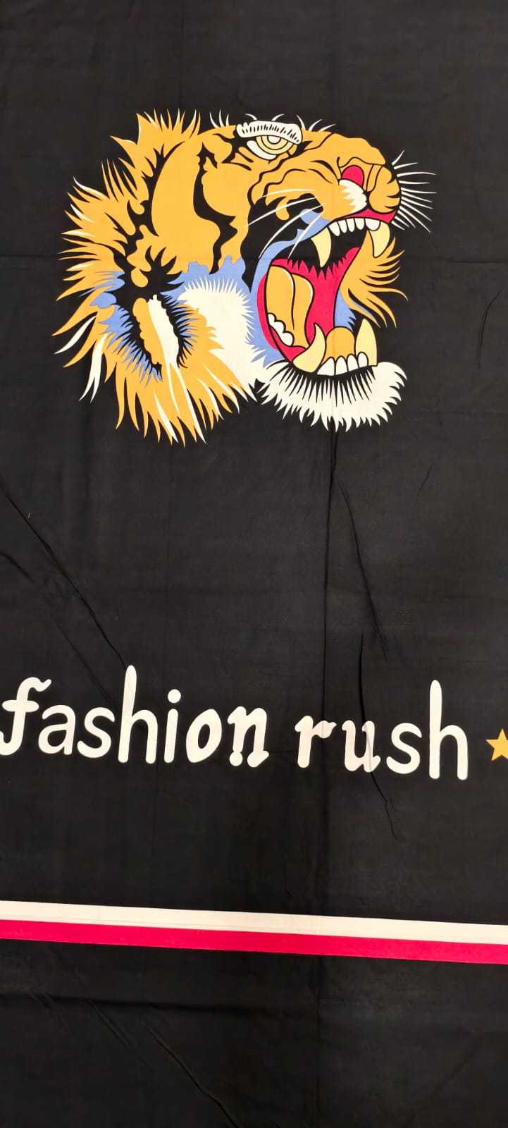 Kids Queen Glaze  Cotton Bedsheet —Roaring Tigers