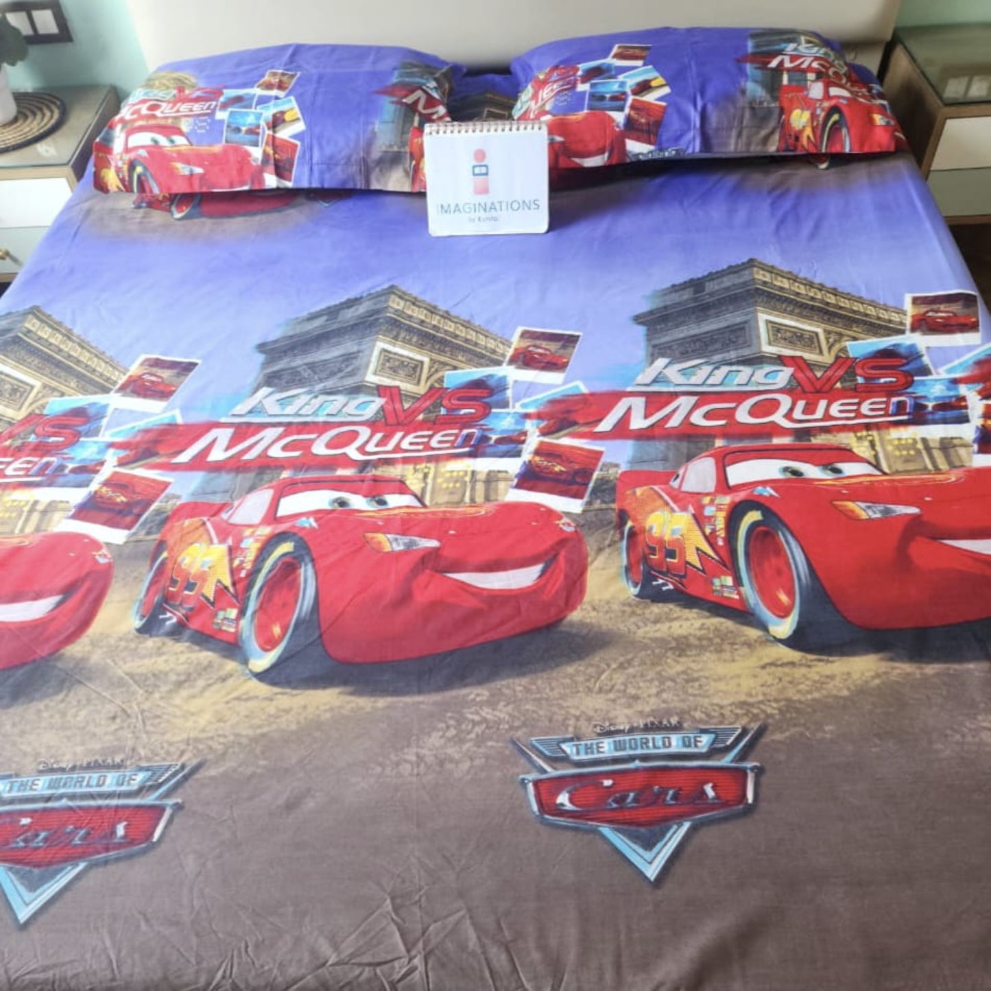 Kids Queen Glaze  Cotton Bedsheet — Mcqueen