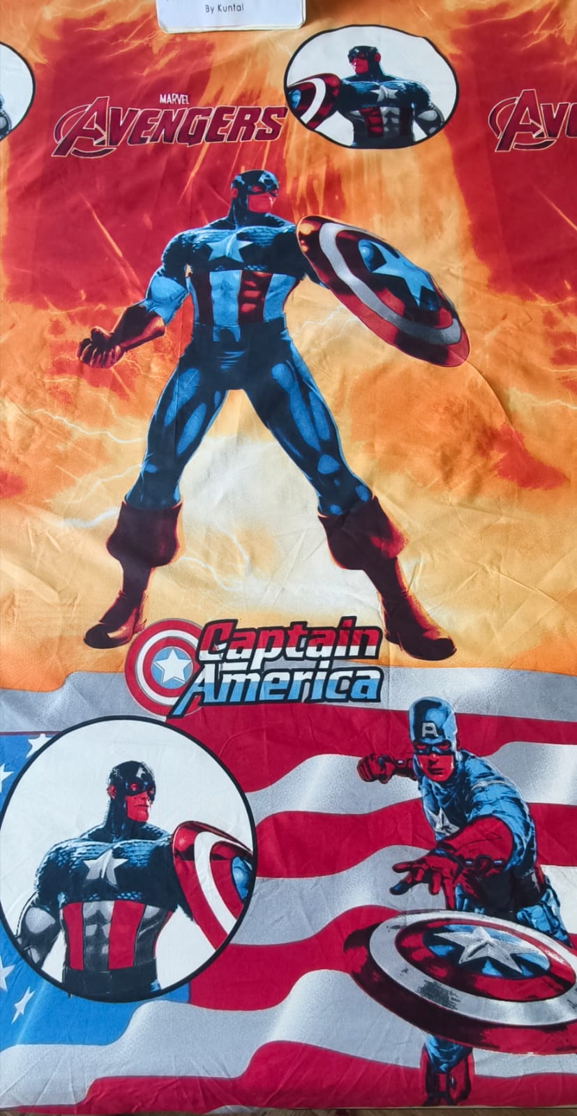 Kids Queen Glaze  Cotton Bedsheet —Avengers