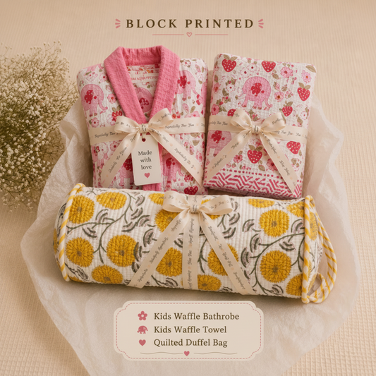 Kids Everyday Essential Kit-Rosy Elephants 1