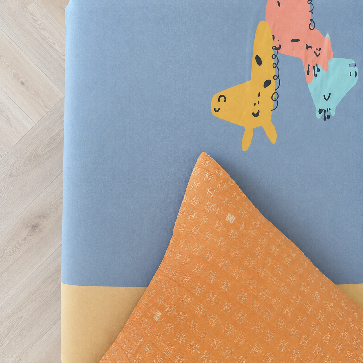Kids Single Pure  Cotton Bedsheet — Jungle Safari