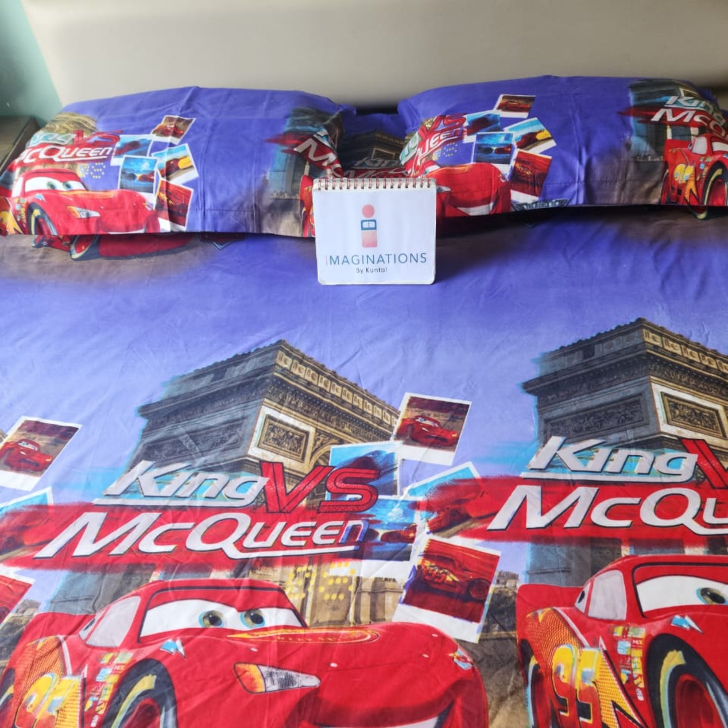 Kids Queen Glaze  Cotton Bedsheet — Mcqueen