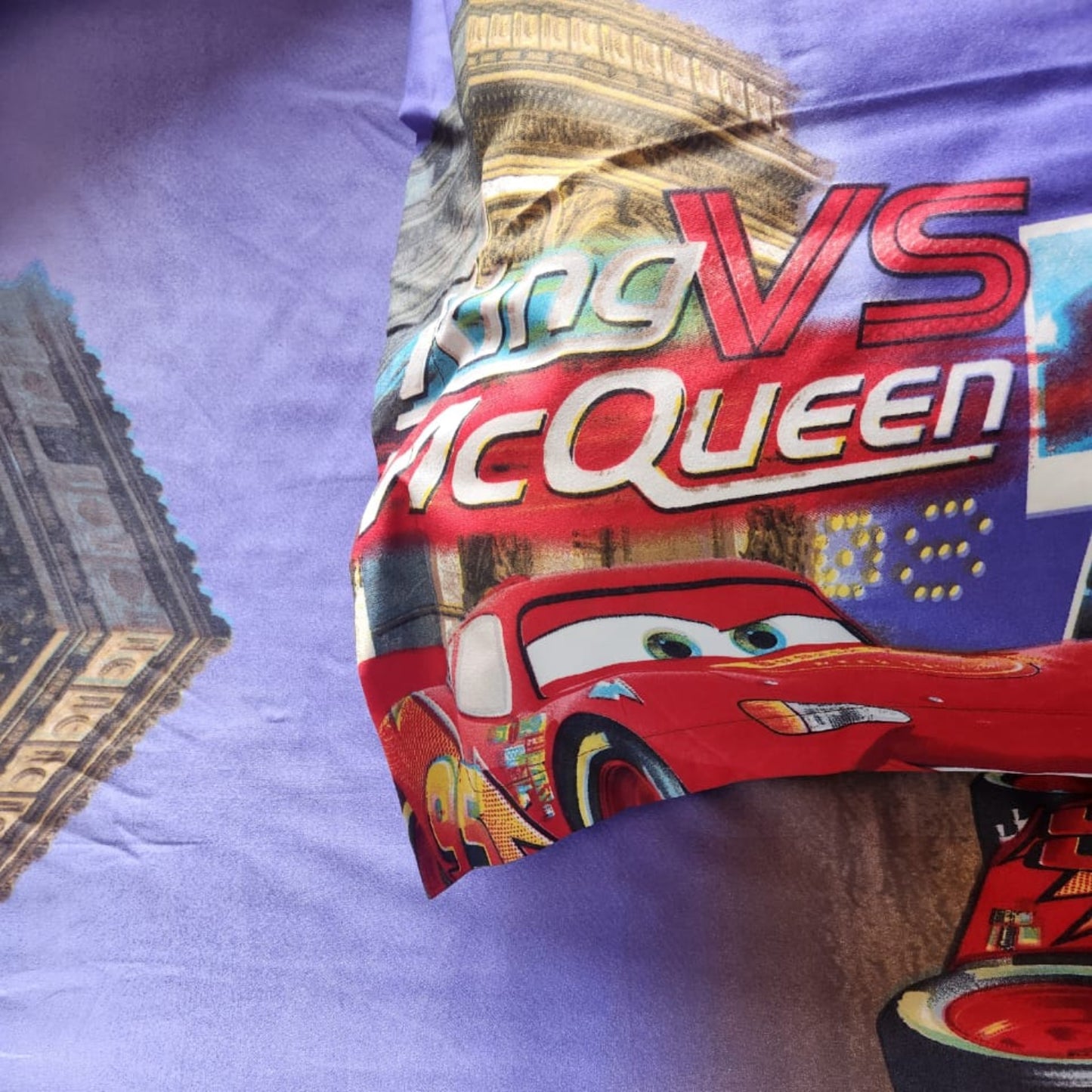 Kids Queen Glaze  Cotton Bedsheet — Mcqueen